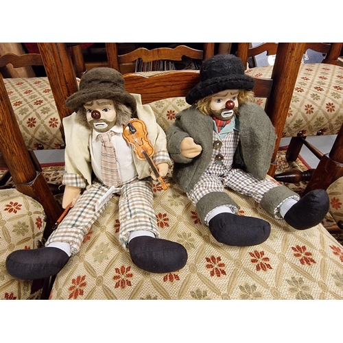 182b - Pair of Continental Gypsy Musician Dolls