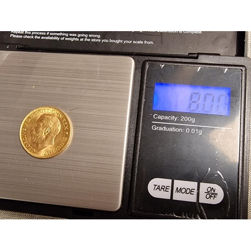 299 - 1912 Full Gold 22ct Sovereign Coin