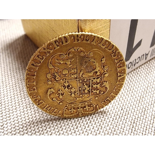 303 - 1786 George III 22ct Gold Guinea Coin - 8.3g