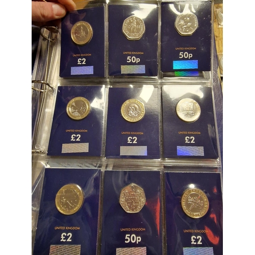 159b - Collection of Royal Mint and Other Commemorative Coins inc a Large Folder of Limited Editon Currency... 