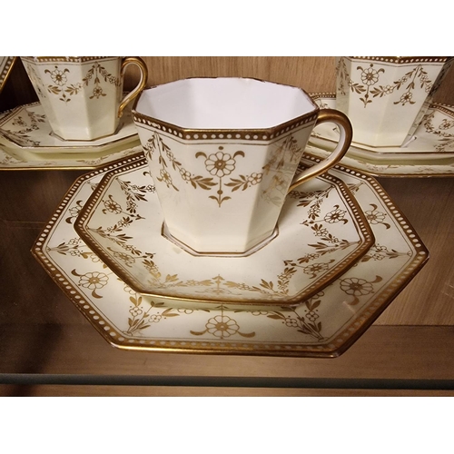 332 - Late 19th Century Wedgwood Octagonal Shaped Tea Service