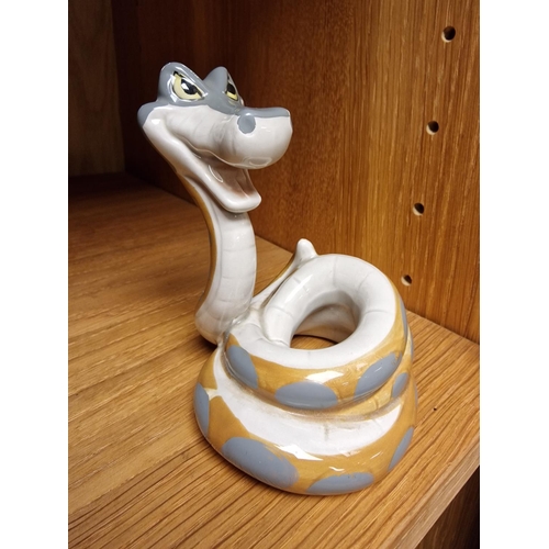 182j - Ceramic Disney Kaa Snake from Jungle Book