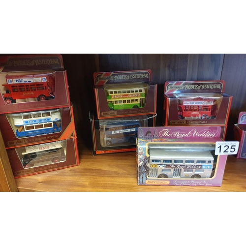 125 - Collection of Sixteen (16) Matchbox Models of Yesteryear Die Cast Cars and Trucks/Lorries - some w/a... 