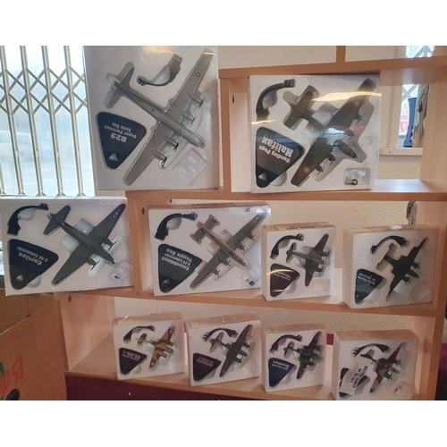 130 - Collection of Military Giants of the Sky Fighter Plane Models/Toys