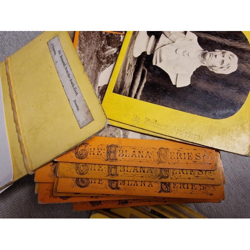 19a - Hand-Held Antique Slide Viewer inv various toporaphical card slide (Scottish. Irish & Other) sets fr... 