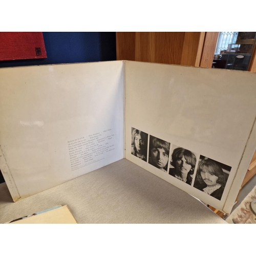 27a - The Beatles White Album 1968 Original Vinyl LP Record Pressing 0064778 w/original posters and lyric ... 