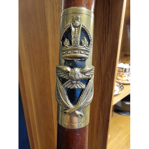 59a - 1920s Royal Air Corps Eagle Swagger Stick