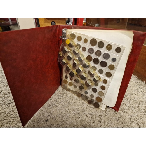 88 - British & International Coin Currency Folder inc a 1400's example + a Number of Silver Content Coins