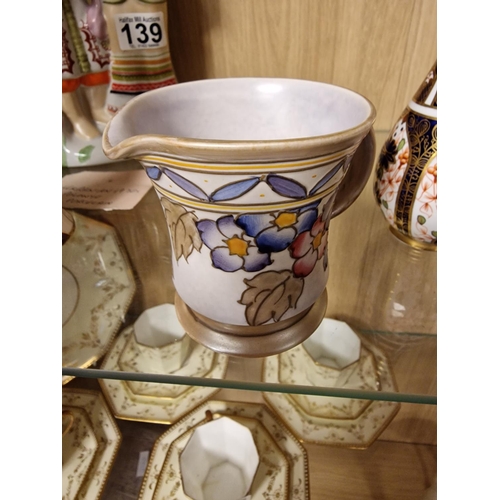 137d - Small Bursleyware Charlotte Rhead 634 Cabinet Mug