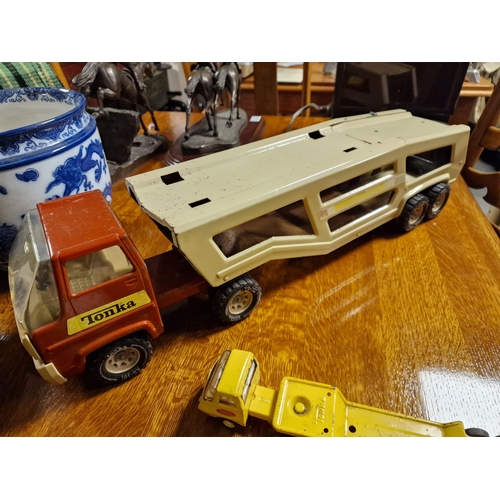 128l - Vintage Tonka Transporter Truck