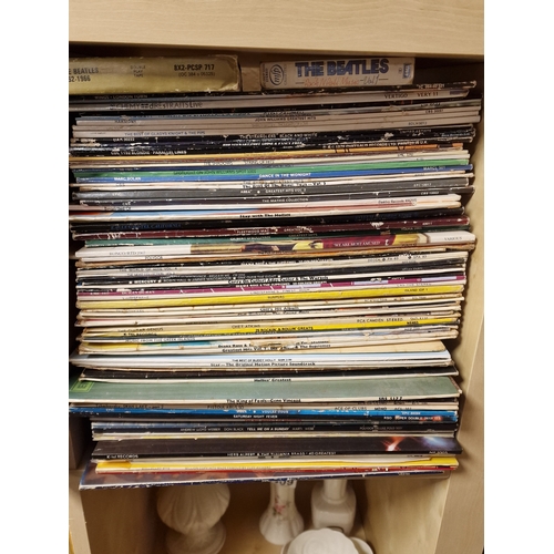 338 - Full Cube of Various 60's-80's LP Vinyl Records