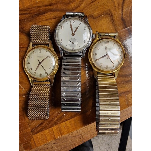 140g - Trio of 1960's Designer Watches, inc a Rotary and two Technos