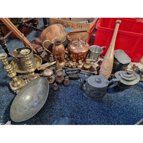 341 - Various Copper and Brass Vintage Collectables