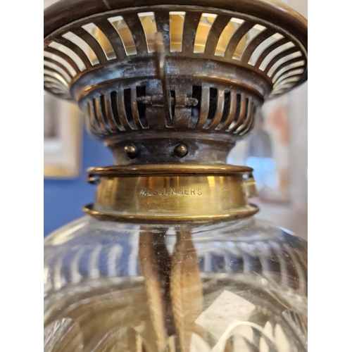 31 - Large Messenger's Late Victorian Oil Lamp