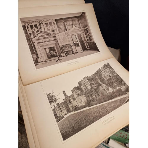 40 - 19th Century 'Architecture of the Renaissance in England' Book with Sketches and Plates