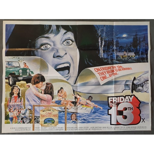 50 - Friday the 13th (1980) - original UK quad film poster (40