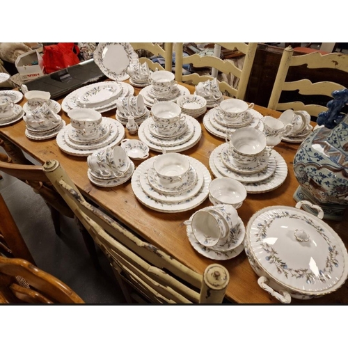 364 - Large 80pc+ Royal Albert Brigadoon Tea and Dinner Service