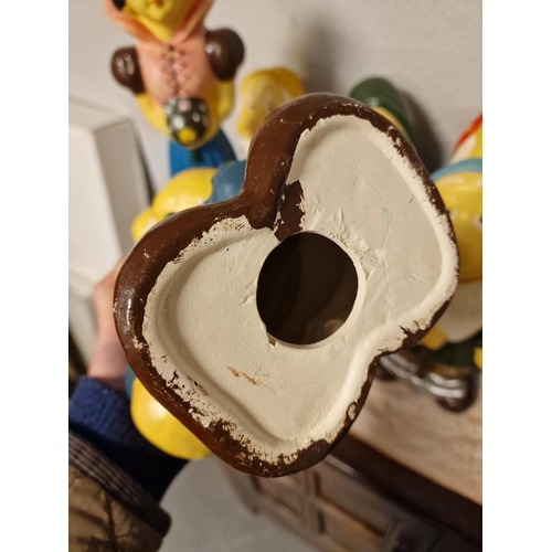 368 - Collection of Very Large Snow White and the Seven Dwarves Disney Figures