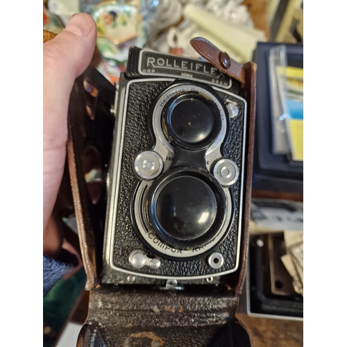 80d - Trio of Rolleiflex and Rolleikin Photographic Camera Equipment