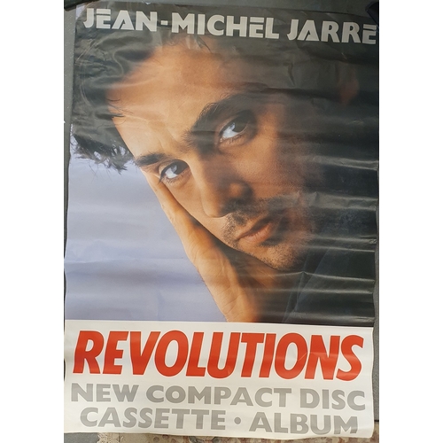 99g - Collection of approximately 28 Jean-Michel Jarre promotional tour and record-release posters, includ... 