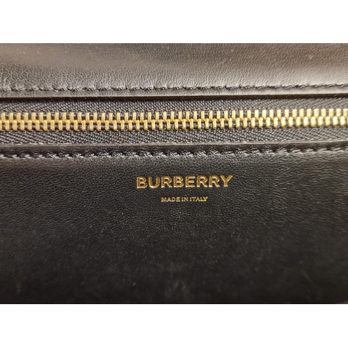 206 - Thomas Burberry Leather Fashion Bag & Pouch - inc all paperwork etc