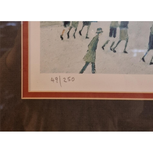 5b - Arthur Delaney (1927-1987) Hand Signed and Limited Edition Print of a Town Scene - Lowry Interest