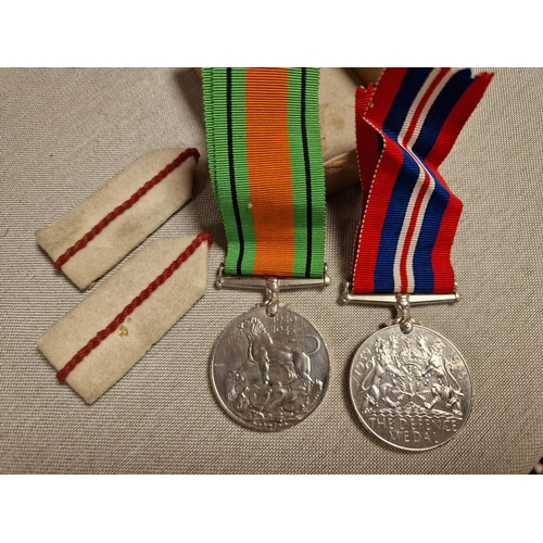 70a - Pair of Army World War WWII Service Medals