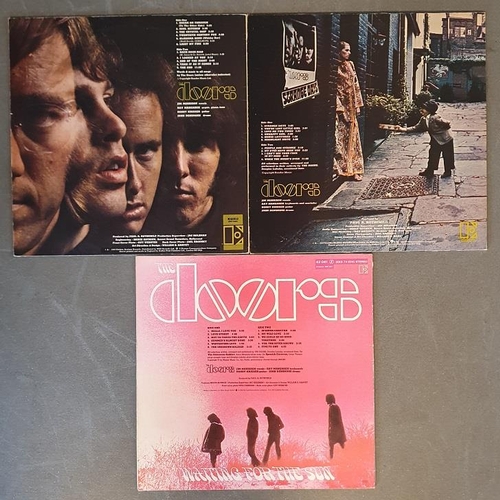 81 - Trio of Vinyl Records LPs by The Doors, comprising Waiting For the Sun, The Doors and Strange Days