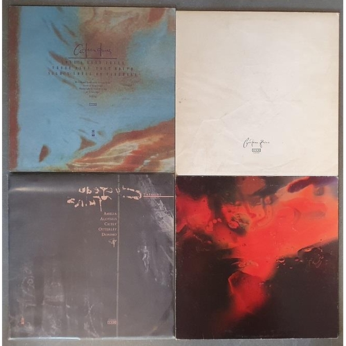 85 - Collection of 3 Vinyl LP Records by Cocteau Twins, comprising Treasure, Victorialand, Echoes in a Sh... 