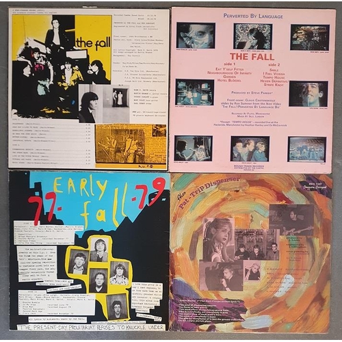 90b - Collection of 4 Vinyl LP Records albums by The Fall, comprising Live at the Witch Trials, Perverted ... 