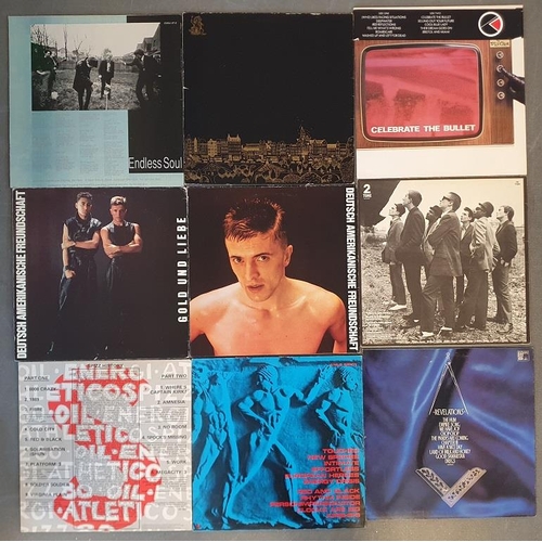 94a - Good collection of 9 1980s indie Vinyl LP Records albums by Josef K, Deutsche Amerikanischer Freudsc... 