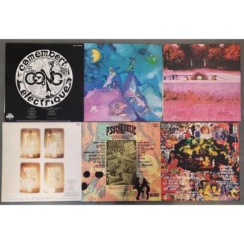 94c - Interesting selection of 6 experimental Vinyl LP Records, including Gong (Camembert Electrique and R... 