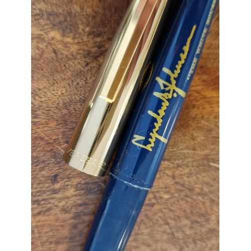 54b - Trio of USA American Presidential Pens inc a Parker US Secret Service Arrow Pen, a Signed Ronald Rea... 