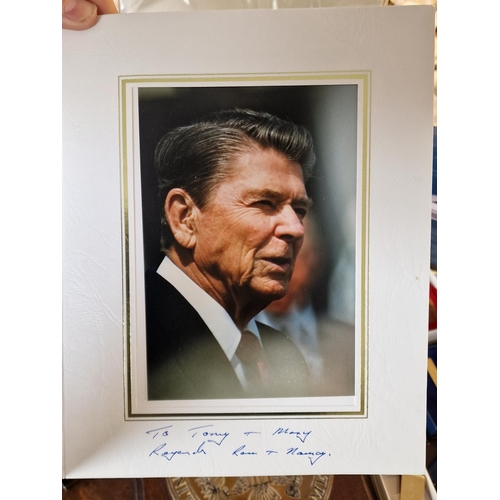 54c - Amazing Collection of 1981 USA Presidential/American Embassy Collectables from Reagan's 1981 State V... 