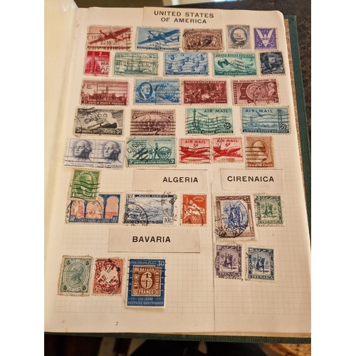 63c - Stamp Album with various international and british stamps