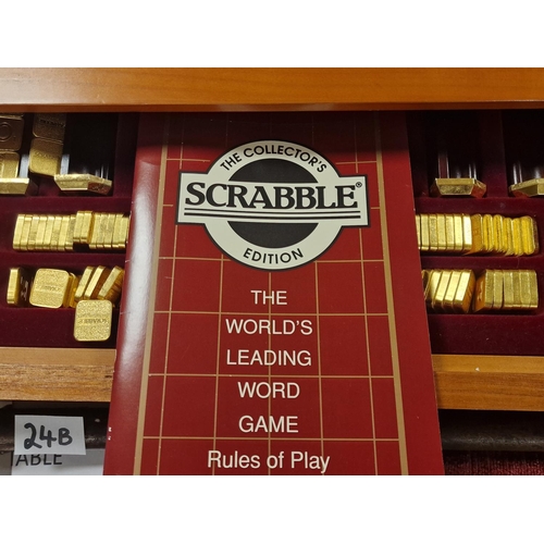 22 - Deluxe Scrabble Collector's Edition Board Game