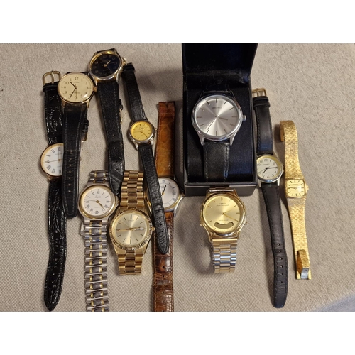 275 - Collection of Designer Gents and Ladies Wrist Watches, inc Rotary, Citizen, Limit etc..