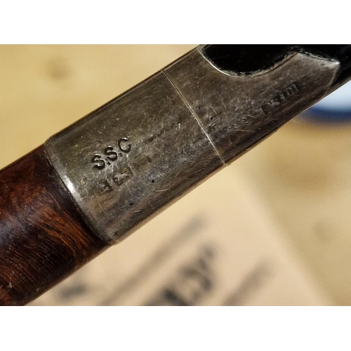 167 - Silver Collared SSC Estate Smoking Pipe