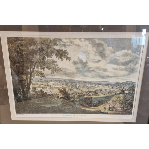 6 - Pair of Halifax Local Art Pieces, inc a Framed Etching of Halifax Parish Church - possibly Cuthbert ... 