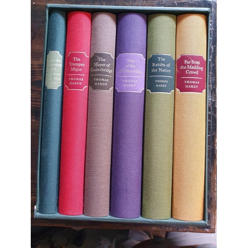 74 - Cased 6-volume Folio Society hardback set Thomas Hardy 'Far From the Madding Crowd / the Return of t... 