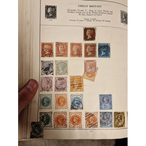 83 - Group of 4 Early Stamp Collection Books, incl. Penny Black and some Victorian Stamps