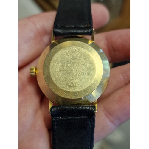 156c - Klockner Arctos 14ct Gold Vintage Wrist Watch