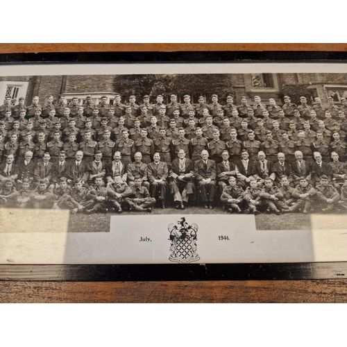 88c - Large Framed 1944 '29558' Military/Army School Regiment Photograph