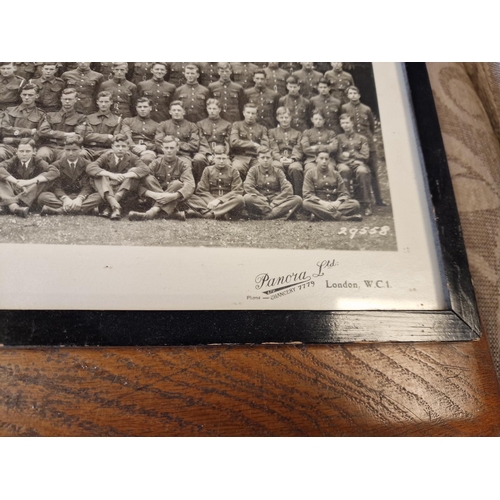 88c - Large Framed 1944 '29558' Military/Army School Regiment Photograph