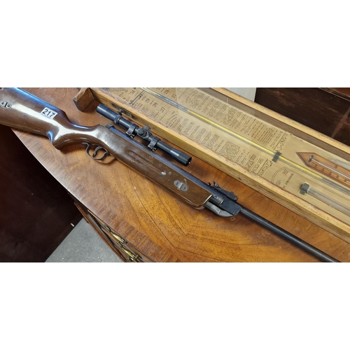 217 - Vintage Air Gun Rifle