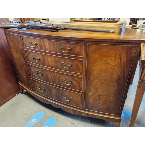 99 - Antique Four-Drawer 19th Century Sideboard