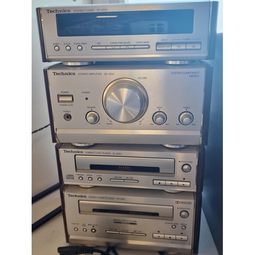 273 - Vintage 1990's Technics HD51 Stereo Hifi