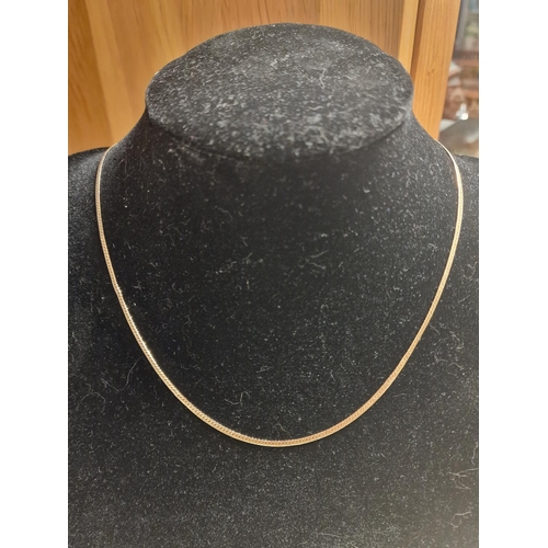 174g - 9ct Gold Necklace Chain - 3.4g