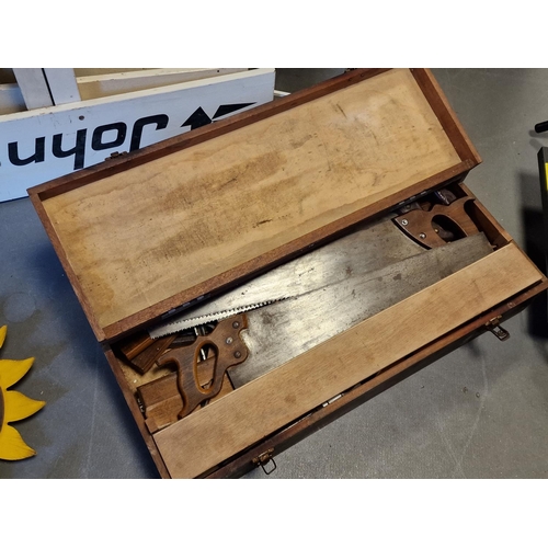 275c - Vintage Box of Woodworking Tools