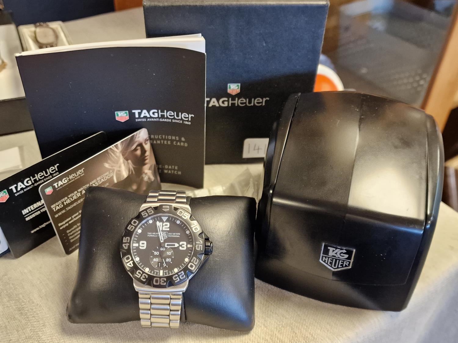 Boxed Tag Heuer Gents Formula 1 WAH1010 Wrist Watch w Paperwork